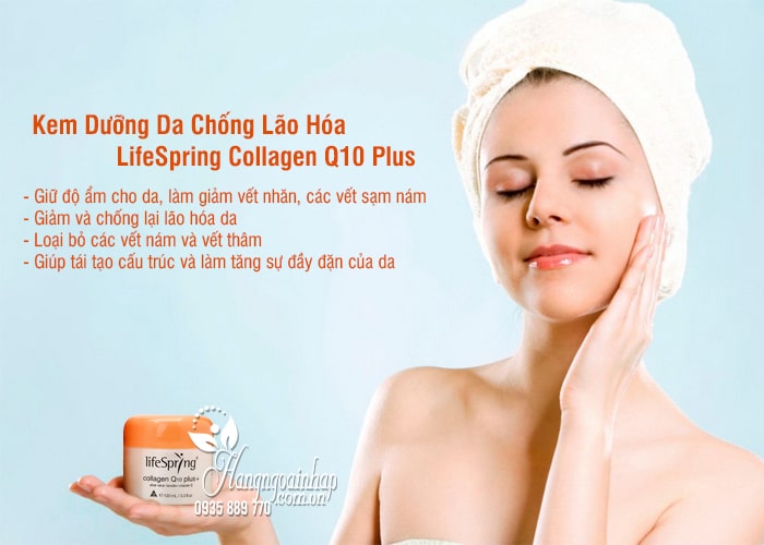 Kem Dưỡng Da Chống Lão Hóa LifeSpring Collagen Q10 Plus 100ml 1