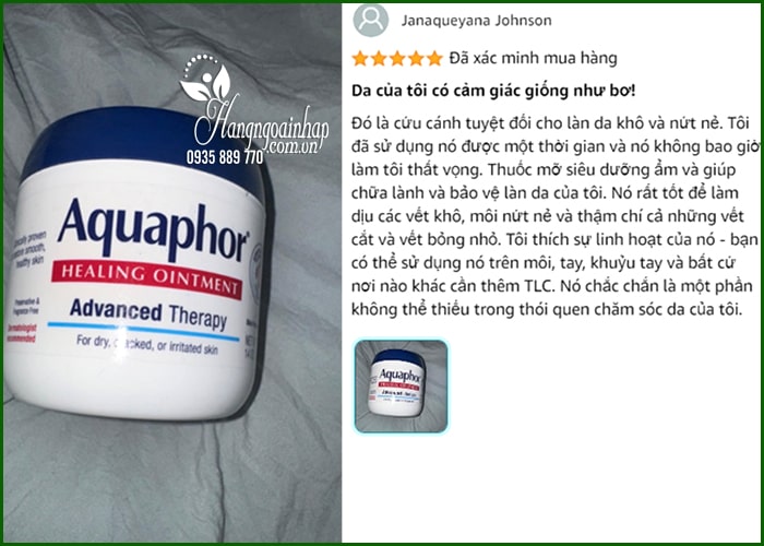 Kem dưỡng da đa năng Aquaphor Healing Ointment 396g của Mỹ 23