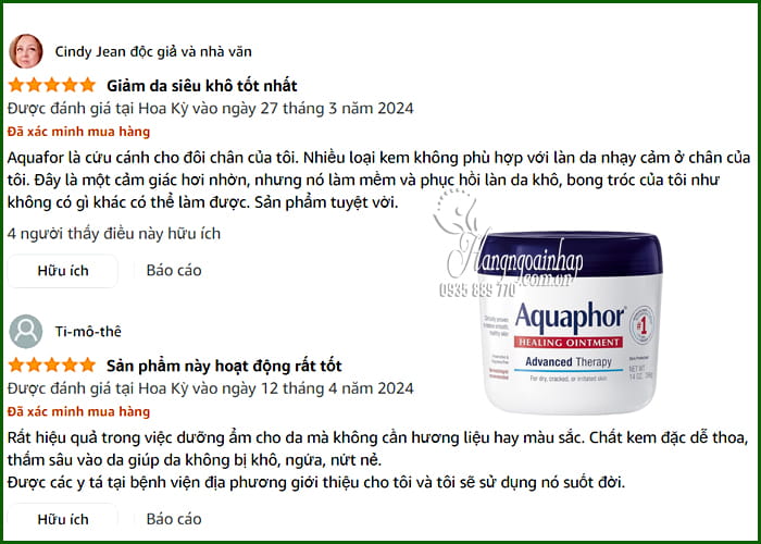 Kem dưỡng da đa năng Aquaphor Healing Ointment 396g của Mỹ 67