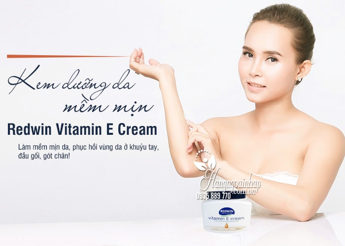 Kem dưỡng da mềm mịn Redwin Vitamin E Cream 300g Úc 1