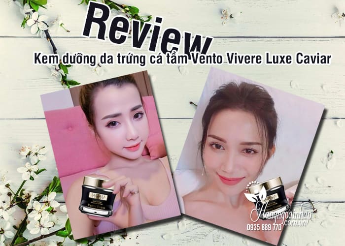 Kem dưỡng da trứng cá tầm Vento Vivere Luxe Caviar 30g Thụy Sĩ 2