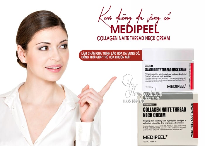 Kem dưỡng da vùng cổ Medi-Peel Naite Thread Neck Cream 100ml 4