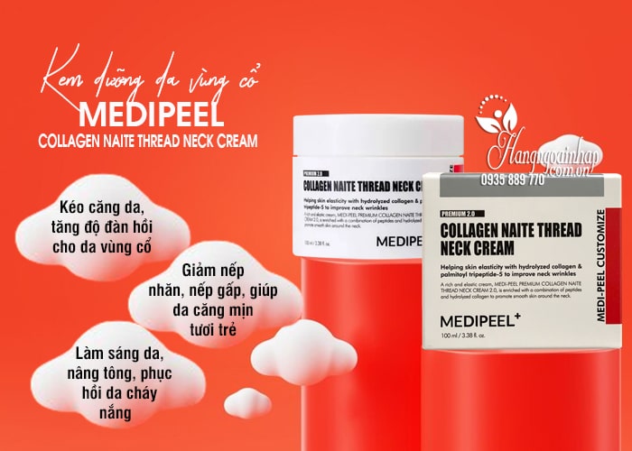 Kem dưỡng da vùng cổ Medi-Peel Naite Thread Neck Cream 100ml 56