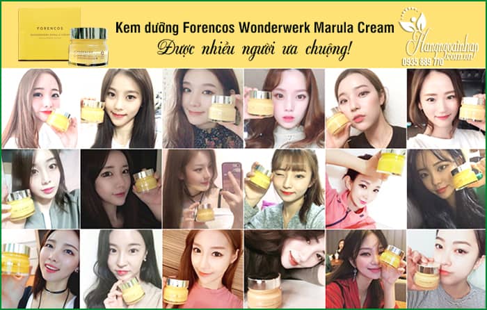 Kem dưỡng Forencos Wonderwerk Marula Cream màu vàng 5