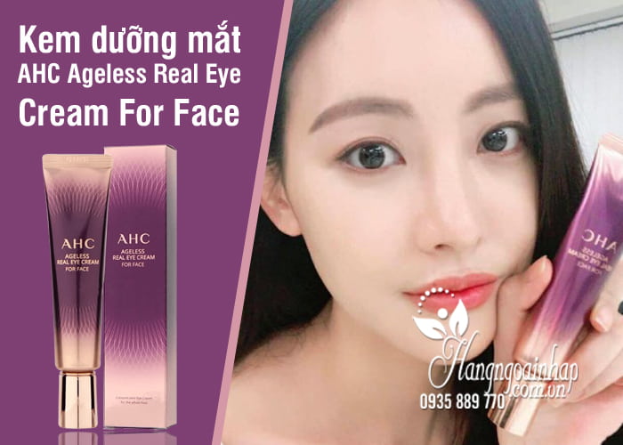 Kem dưỡng mắt AHC Ageless Real Eye Cream For Face 12ml 5