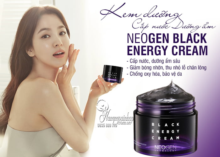 Kem dưỡng Neogen Black Energy Cream cấp nước, dưỡng ẩm  5