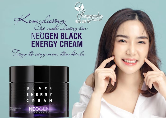 Kem dưỡng Neogen Black Energy Cream cấp nước, dưỡng ẩm  1