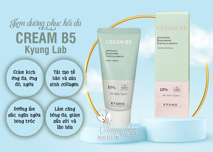 Kem dưỡng phục hồi da Cream B5 Kyung Lab 50ml Hàn Quốc 56