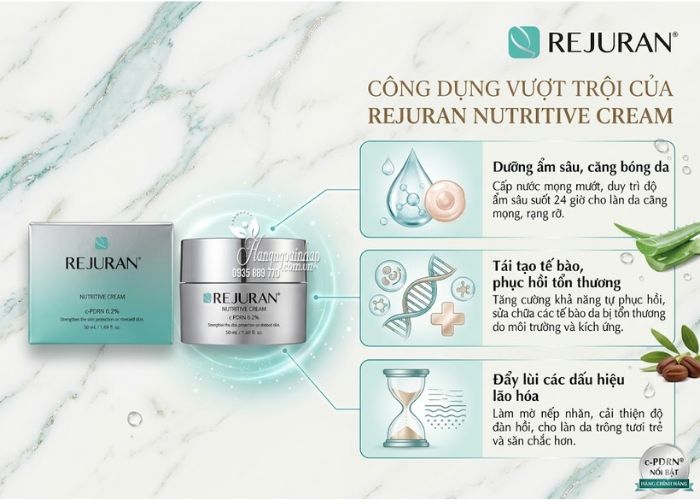 Kem dưỡng Rejuran Nutritive Cream của Hàn Quốc hũ 50ml 78