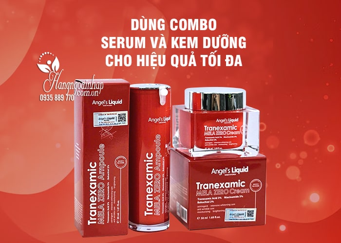 Kem dưỡng Tranexamic Mela Zero Cream Angel’s Liquid 50ml  48