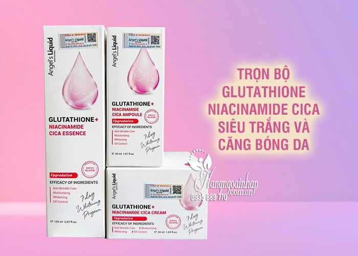 Kem dưỡng trắng da Glutathione Niacinamide Cica Cream 50ml 07