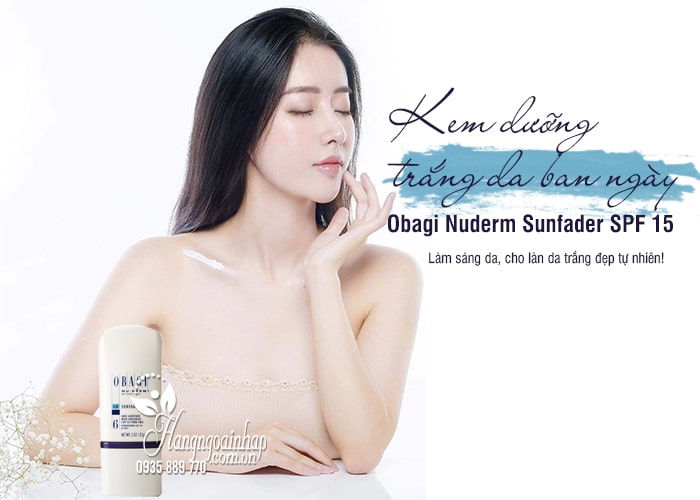 Kem dưỡng trắng da ban ngày Obagi Nuderm Sunfader SPF 15 1