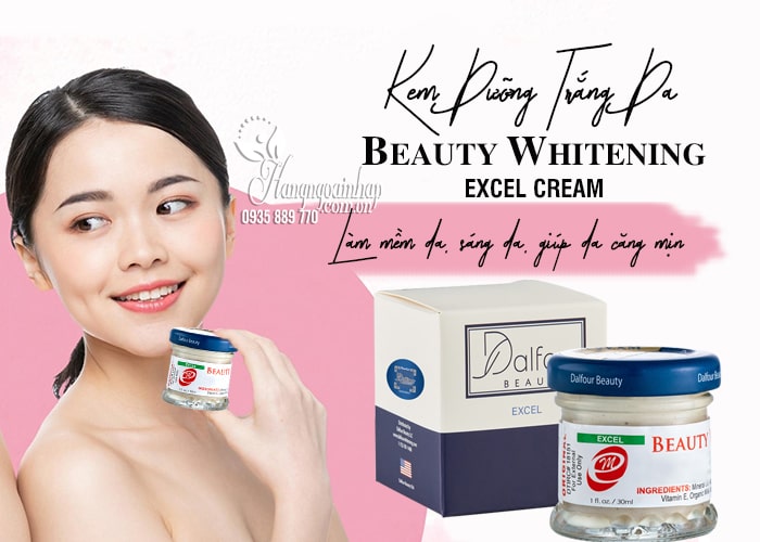 Kem Dưỡng Trắng Da Beauty Whitening Excel Cream 50g 55