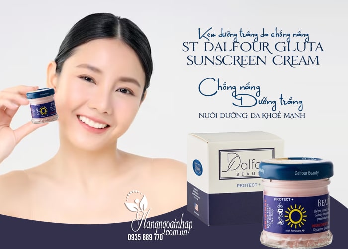 Kem dưỡng trắng da chống nắng ST Dalfour Gluta Sunscreen Cream 5