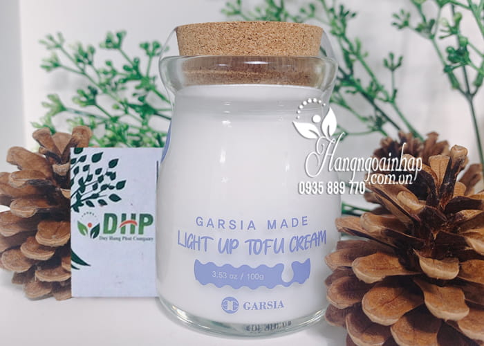 Kem dưỡng trắng da Garsia Made Light Up Tofu Cream 80g 7