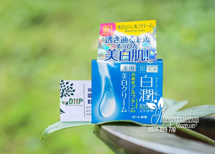 Kem dưỡng trắng da Hada Labo Shiro Jyun Whitening Cream 4