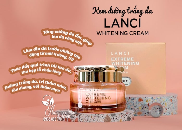 Kem dưỡng trắng da Lanci Extreme Whitening Cream 50ml Hàn Quốc 90