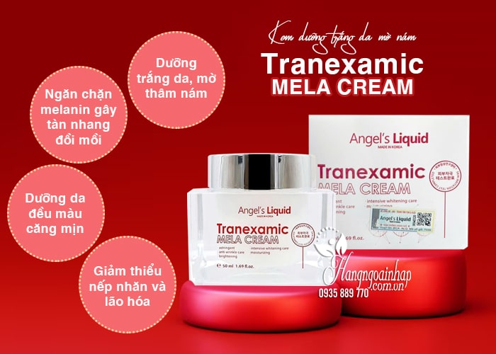 Kem dưỡng trắng da mờ nám Tranexamic Mela Cream 50ml 57