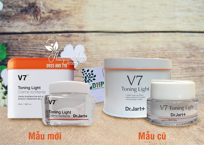 Kem dưỡng trắng da V7 Toning Light Dr Jart 50ml của Hàn Quốc 9