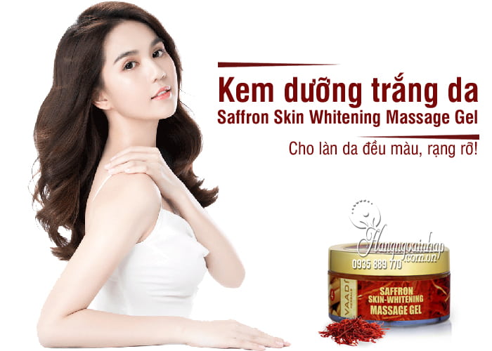 Kem dưỡng trắng da Saffron Skin Whitening Massage Gel 50mg 1