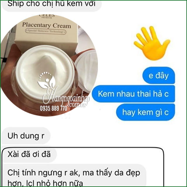 Kem dưỡng trắng da trị nám Celes Placentary Cream 50ml Hàn Quốc 2