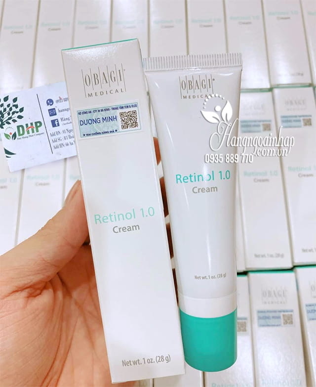 Kem dưỡng trẻ hóa, ngừa mụn Obagi Retinol 1.0 Cream 28g  9