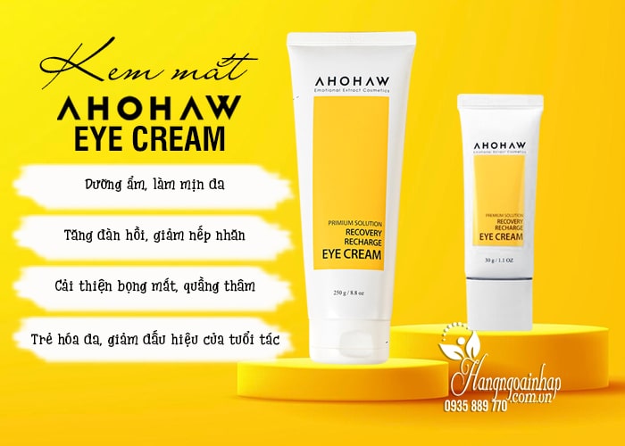 Kem mắt Ahohaw Recovery Recharge Eye Cream Hàn Quốc 4