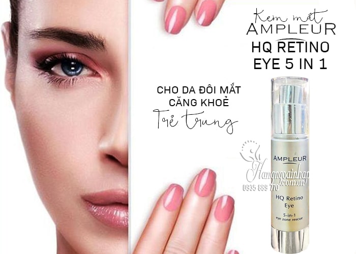 Kem mắt Ampleur HQ Retino Eye 5 in 1 của Nhật Bản 20g 23