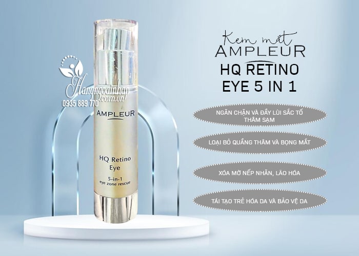 Kem mắt Ampleur HQ Retino Eye 5 in 1 của Nhật Bản 20g 78