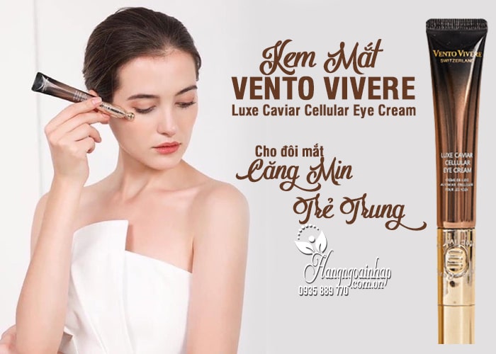 Kem mắt Vento Vivere Luxe Caviar Cellular Eye Cream 20g 8