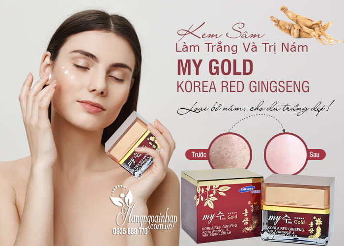 Kem Sâm Làm Trắng Và Trị Nám My Gold Korea Red Gingseng 8