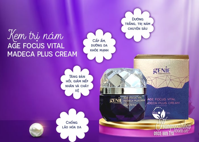 Kem trị nám Genie Age Focus Vital Madeca Plus Cream 50g 3