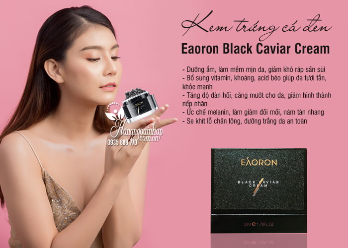 Kem trứng cá đen Eaoron Black Caviar Cream 50ml của Úc 5