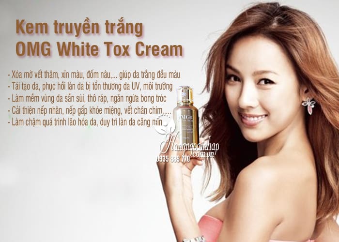 Kem truyền trắng OMG White Tox Cream 50ml Hàn Quốc 12