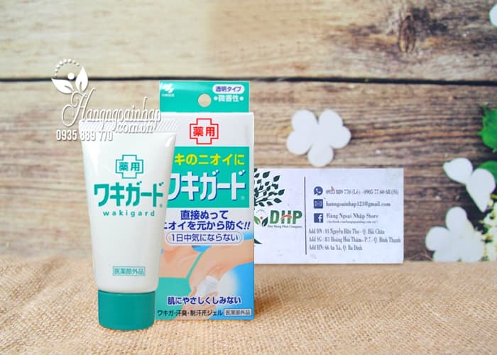 Gel đặc trị hôi nách Kobayashi Wakigard của Nhật tuýp 50ml 4