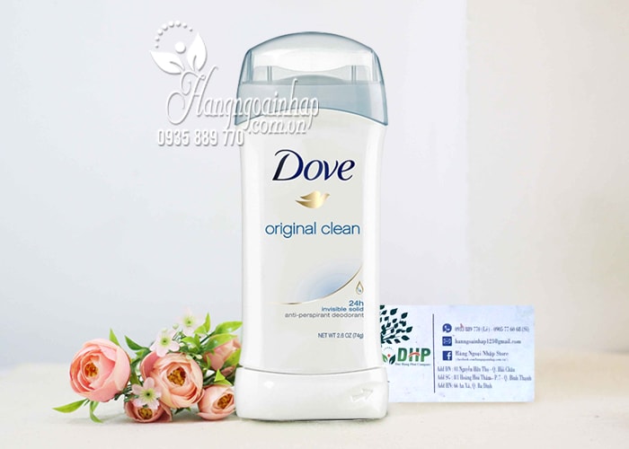 Lăn khử mùi Dove Original Clean 74g dạng sáp của Mỹ 5