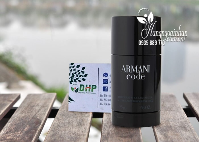 Lăn khử mùi nước hoa nam Armani Code 75g của Pháp 9