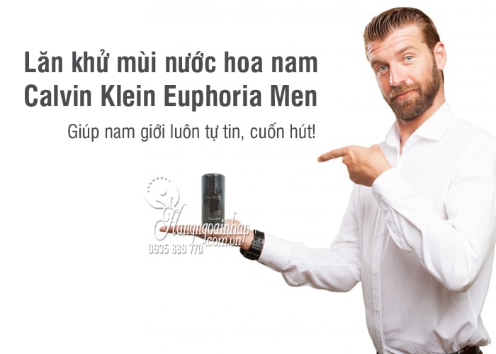 Lăn khử mùi nước hoa nam Calvin Klein Euphoria Men 75g 6