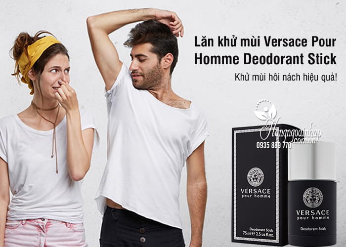 Lăn khử mùi Versace Pour Homme Deodorant Stick 75ml 2