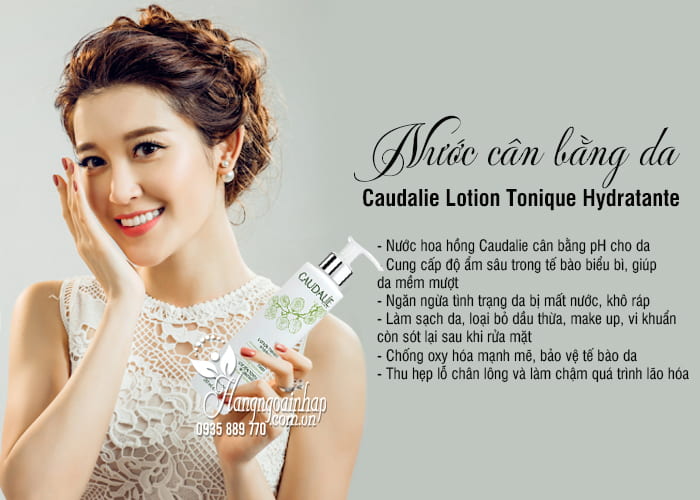 Nước cân bằng da Caudalie Lotion Tonique Hydratante Pháp 6