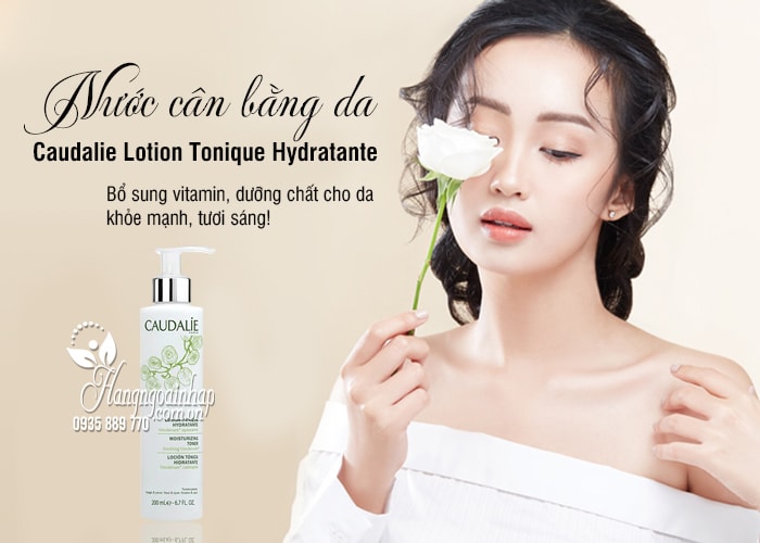 Nước cân bằng da Caudalie Lotion Tonique Hydratante Pháp 2