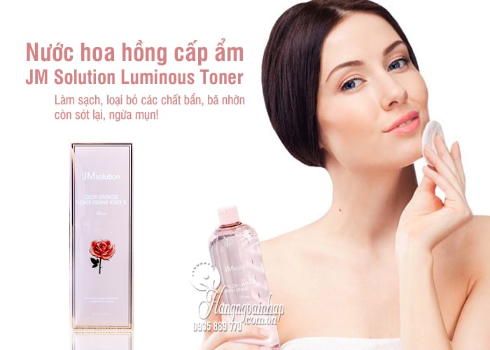 Nước hoa hồng cấp ẩm JM Solution Luminous Toner 600ml 5