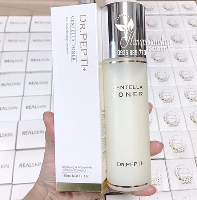 Nước hoa hồng Centella Toner Dr.Pepti+ 180ml Hàn Quốc 0