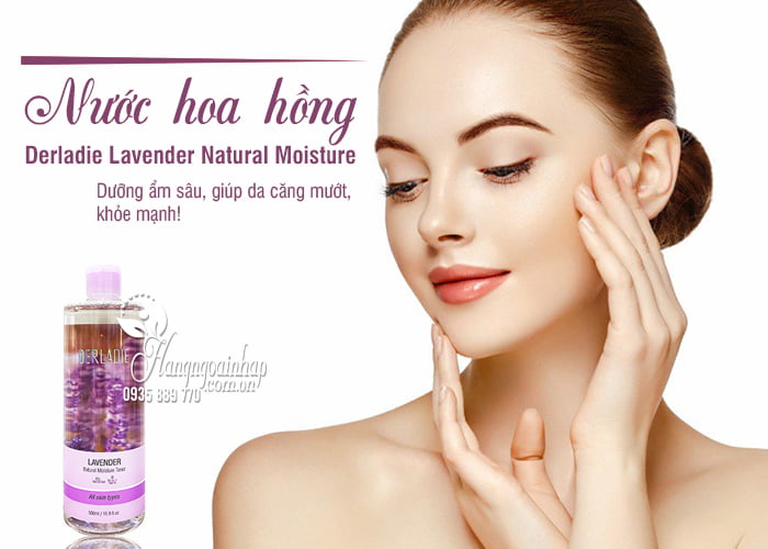 Nước hoa hồng Derladie Lavender Natural Moisture 500ml Hàn Quốc 1