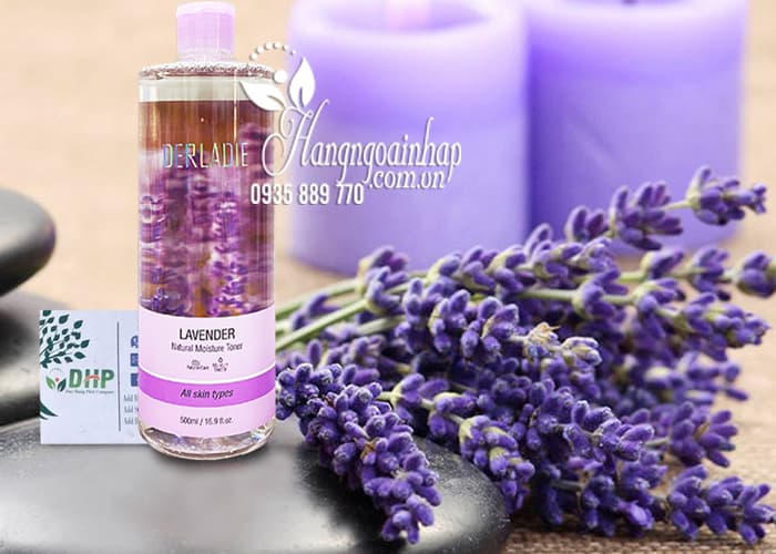 Nước hoa hồng Derladie Lavender Natural Moisture 500ml Hàn Quốc 6