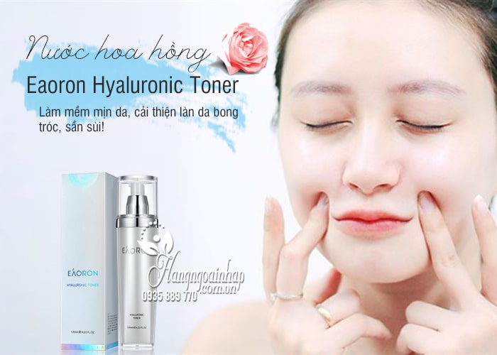 Nước hoa hồng Eaoron Hyaluronic Toner 120ml của Úc 1