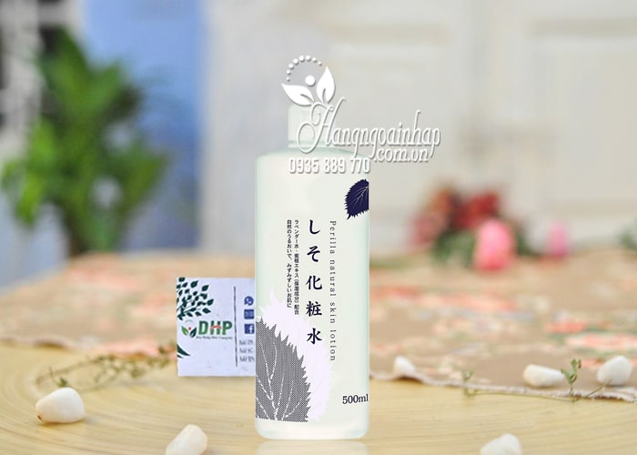 Nước hoa hồng lá tía tô Dokudami Perilla Natural 500ml Nhật Bản 1