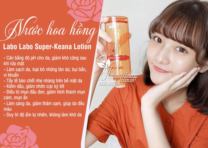 Nước hoa hồng Labo Labo Super-Keana Lotion của Nhật Bản 6