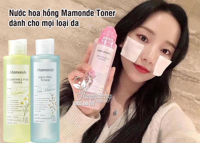 Nước hoa hồng Mamonde Toner 250ml dành cho mọi loại da 2