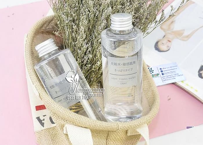 Nước hoa hồng Muji Light Toning Water High Moisture 200ml của Nhật Bản 7